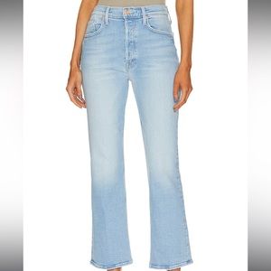 NWT Mother The Tripper Ankle in Cat Daddy High Rise Crop Stretch Jeans 30